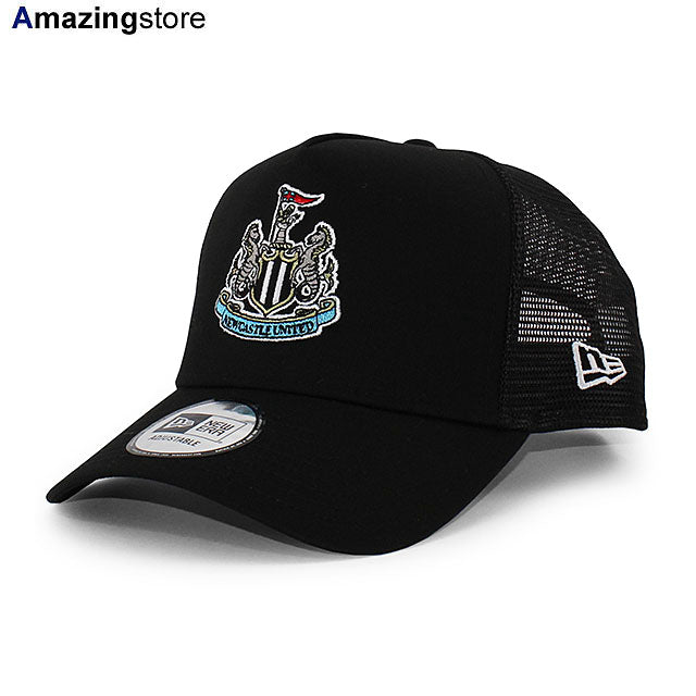 ニューエラ キャップ ニューカッスル ユナイテッドFC PREMIER CORE E-FRAME TRUCKER MESH CAP BLACK