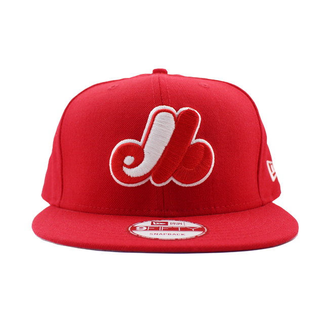 ニューエラ キャップ 9FIFTY スナップバック モントリオール エクスポズ MLB COOP TEAM-BASIC SNAPBACK CAP RED WHITE