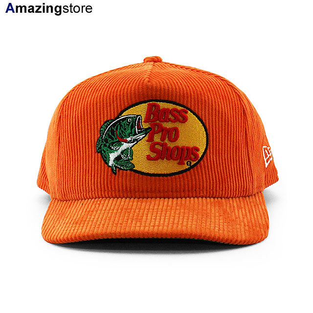 ニューエラ キャップ GOLFER ナスカー マーティン トゥーレックス ジュニア BASS PRO SHOPS SNAPBACK CAP ORANGE