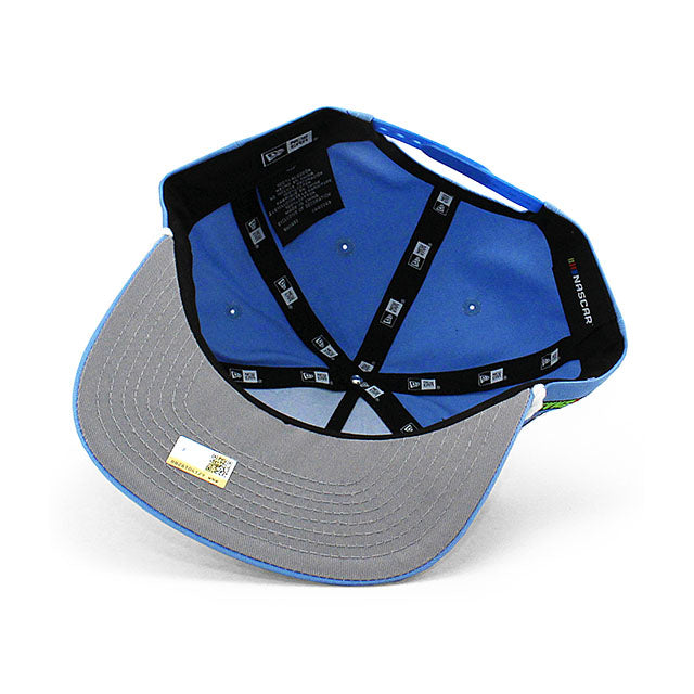 ニューエラ キャップ GOLFER ナスカー ロス チャステイン BUSCH LIGHT SNAPBACK CAP LT BLUE