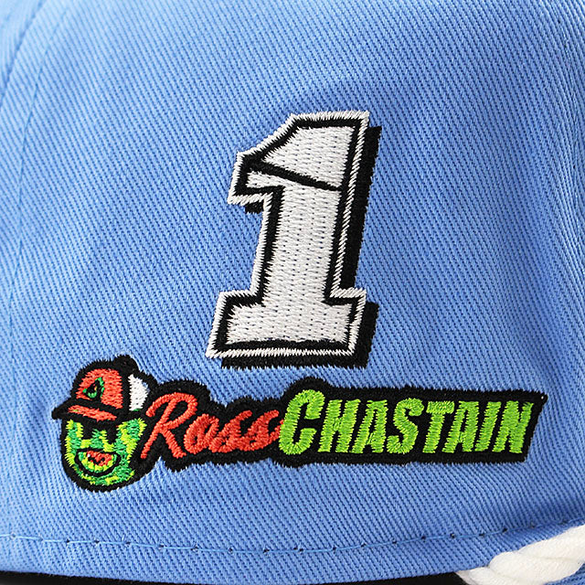 ニューエラ キャップ GOLFER ナスカー ロス チャステイン BUSCH LIGHT SNAPBACK CAP LT BLUE