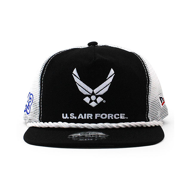 ニューエラ メッシュキャップ GOLFER ナスカー エリック ジョーンズ U.S. AIR FORCE MESH CAP BLACK