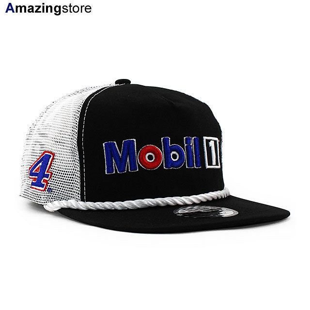 ニューエラ メッシュキャップ GOLFER ナスカー ケヴィン ハーヴィック Mobil MESH CAP BLACK
