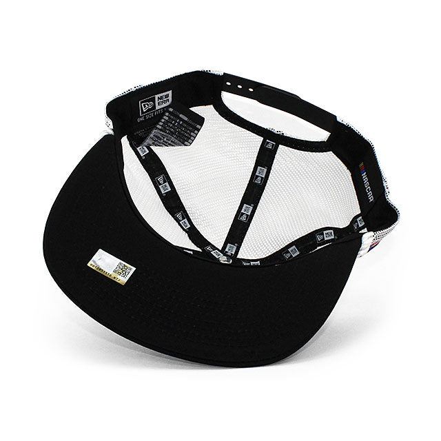 ニューエラ メッシュキャップ GOLFER ナスカー ケヴィン ハーヴィック Mobil MESH CAP BLACK