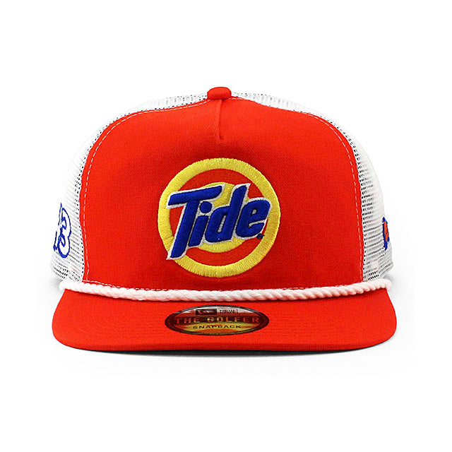ニューエラ メッシュキャップ GOLFER ナスカー エリック ジョーンズ TIDE MESH CAP ORANGE