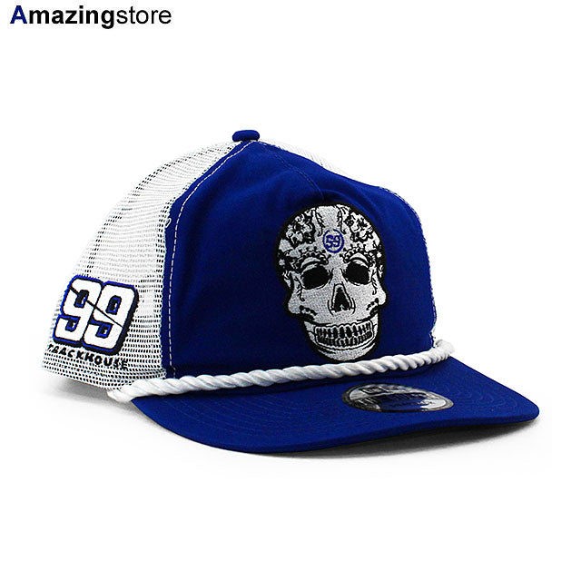 ニューエラ メッシュキャップ GOLFER ナスカー TRACKHOUSE RACING MESH CAP BLUE