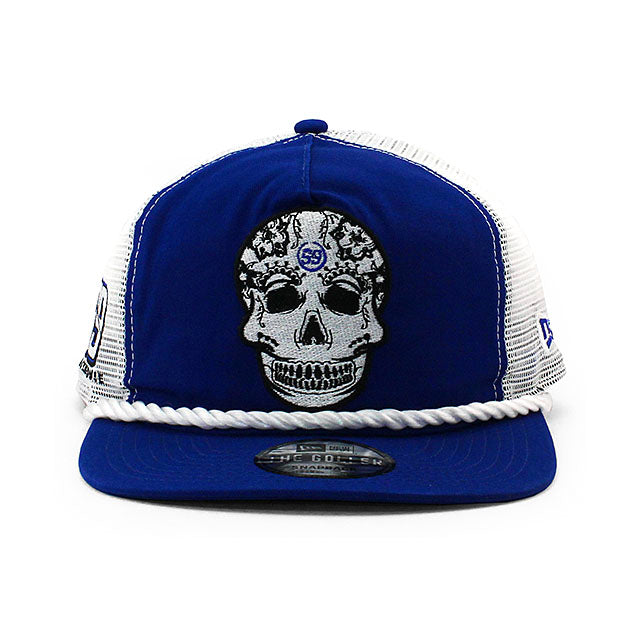 ニューエラ メッシュキャップ GOLFER ナスカー TRACKHOUSE RACING MESH CAP BLUE