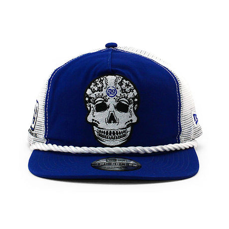 ニューエラ メッシュキャップ GOLFER ナスカー TRACKHOUSE RACING MESH CAP BLUE