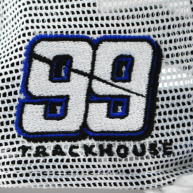 ニューエラ メッシュキャップ GOLFER ナスカー TRACKHOUSE RACING MESH CAP BLUE