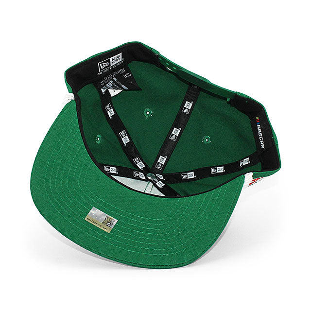 ニューエラ キャップ GOLFER ナスカー カイル ブッシュ ALSCO UNIFORMS SNAPBACK CAP GREEN