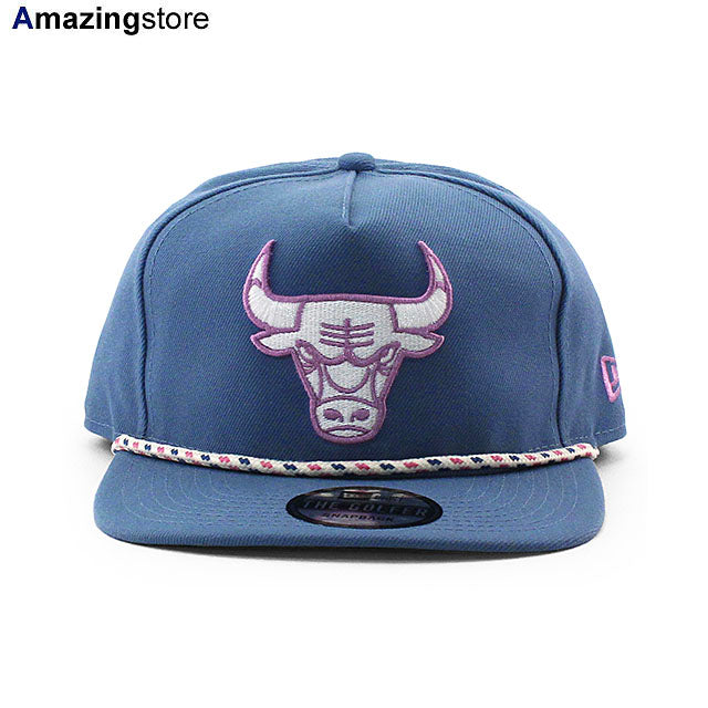 ニューエラ キャップ GOLFER シカゴ ブルズ NBA PASTEL PUNCH SNAPBACK CAP SLATE BLUE