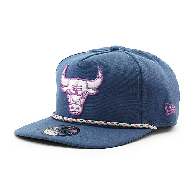 ニューエラ キャップ GOLFER シカゴ ブルズ NBA PASTEL PUNCH SNAPBACK CAP SLATE BLUE
