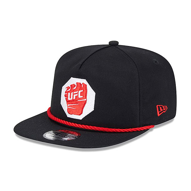 ニューエラ キャップ GOLFER UFC GLOVE SNAPBACK CAP BLACK