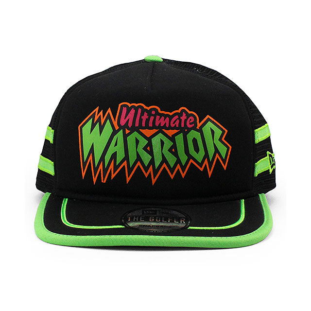 アルティメット ウォリアーモデル ニューエラ キャップ メッシュキャップ THE ULTIMATE WARRIOR MESEH CAP BLACK