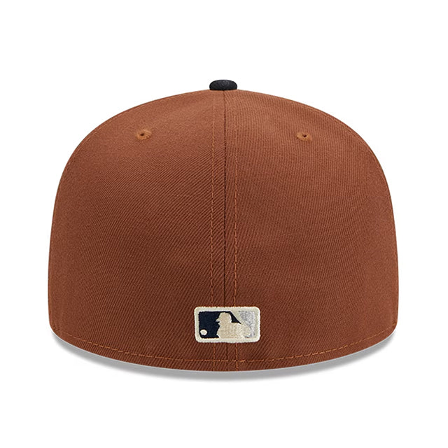 ニューエラ キャップ 59FIFTY ニューヨーク ヤンキース HARVEST SIDE-PATCH FITTED CAP BROWN NAVY NEW ERA NEW YORK YANKEES