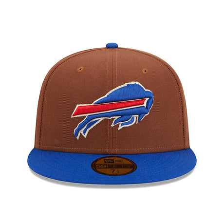 ニューエラ キャップ 59FIFTY バッファロー ビルズ HARVEST SIDE-PATCH FITTED CAP BROWN ROYAL BLUE NEW ERA ATLANTA BRAVES