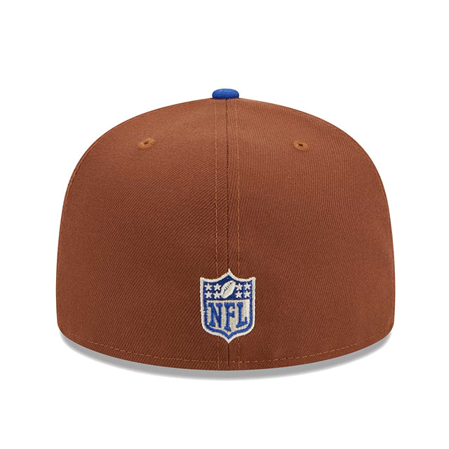 ニューエラ キャップ 59FIFTY バッファロー ビルズ HARVEST SIDE-PATCH FITTED CAP BROWN ROYAL BLUE NEW ERA ATLANTA BRAVES
