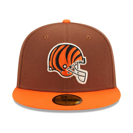 ニューエラ キャップ 59FIFTY シンシナティ ベンガルズ HARVEST SIDE-PATCH FITTED CAP BROWN ORANGE NEW ERA CLEVELAND BROWNS
