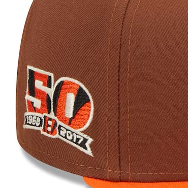 ニューエラ キャップ 59FIFTY シンシナティ ベンガルズ HARVEST SIDE-PATCH FITTED CAP BROWN ORANGE NEW ERA CLEVELAND BROWNS
