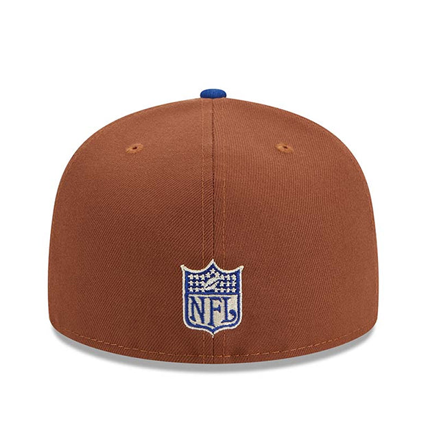 ニューエラ キャップ 59FIFTY ニューヨーク ジャイアンツ HARVEST SIDE-PATCH FITTED CAP BROWN ROYAL BLUE NEW ERA NEW YORK GIANTS