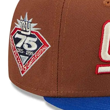 ニューエラ キャップ 59FIFTY ニューヨーク ジャイアンツ HARVEST SIDE-PATCH FITTED CAP BROWN ROYAL BLUE NEW ERA NEW YORK GIANTS