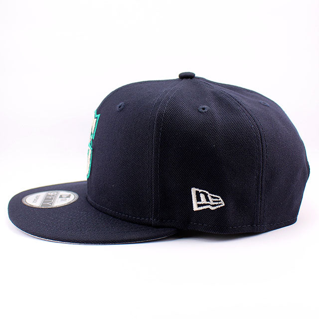 イチロー永久欠番記念モデル ニューエラ キャップ 9FIFTY シアトル マリナーズ MLB NUMBER RETIREMENT SNAPBACK CAP NAVY