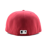 ニューエラ 59FIFTY セントルイス カージナルス MLB VINCOL FITTED CAP CARDINAL-MAROON