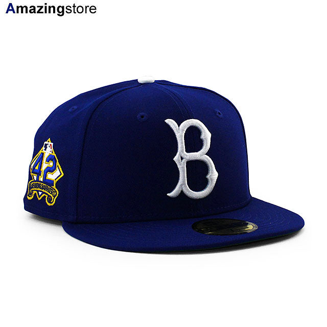 2025 ジャッキー ロビンソンデーモデル ニューエラ キャップ 59FIFTY ブルックリン ドジャース MLB JACKIE ROBINSON DAY FITTED CAP BLUE
