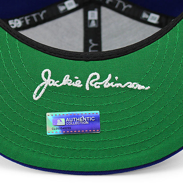 2025 ジャッキー ロビンソンデーモデル ニューエラ キャップ 59FIFTY ブルックリン ドジャース MLB JACKIE ROBINSON DAY FITTED CAP BLUE
