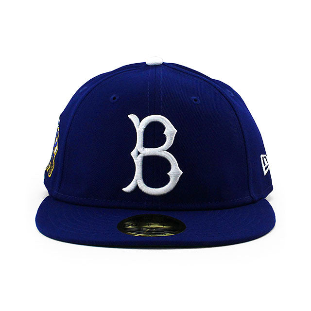 2025 ジャッキー ロビンソンデーモデル ニューエラ キャップ RC59FIFTY ブルックリン ドジャース MLB JACKIE ROBINSON DAY RETRO CROWN FITTED CAP BLUE