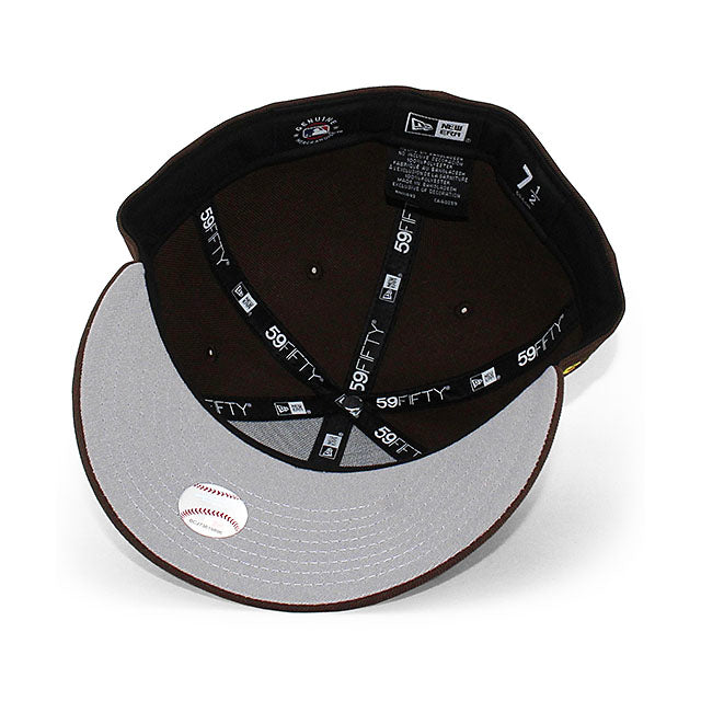 MCASD ニューエラ キャップ LP59FIFTY サンディエゴ パドレス MLB LOW-CROWN FITTED CAP BROWN
