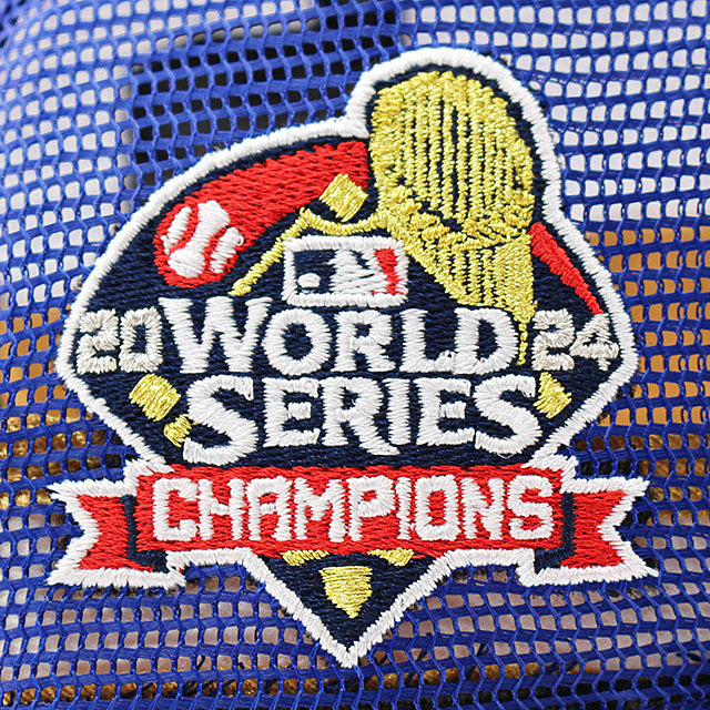 2025 ゴールドコレクション ニューエラ メッシュキャップ LP9FIFTY ロサンゼルス ドジャース MLB 2025 GOLD COLLECTION TRUCKER MESH CAP BLUE