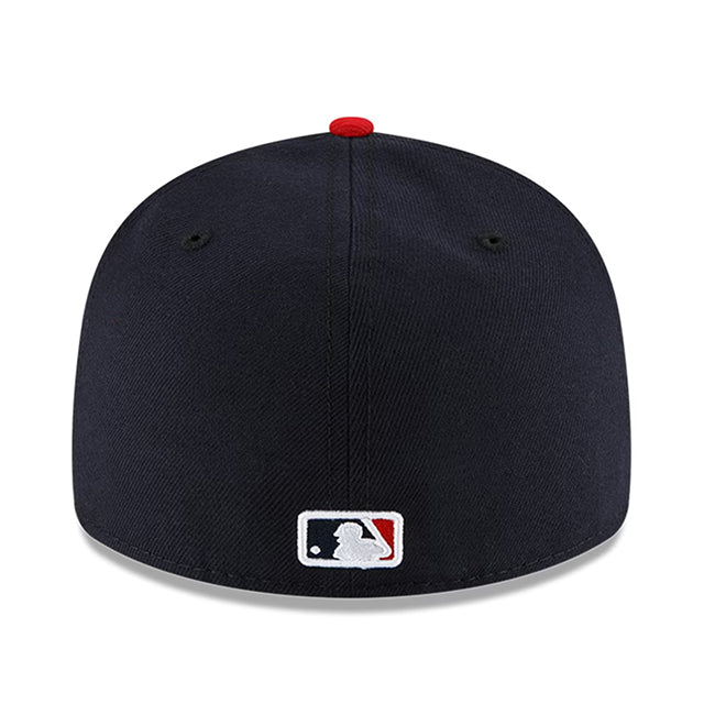 ニューエラ キャップ LP59FIFTY クリーブランド ガーディアンズ MLB ON-FIELD AUTHENTIC HOME LOW PROFILE FITTED CAP NAVY RED