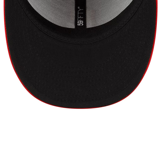 ニューエラ キャップ LP59FIFTY クリーブランド ガーディアンズ MLB ON-FIELD AUTHENTIC HOME LOW PROFILE FITTED CAP NAVY RED