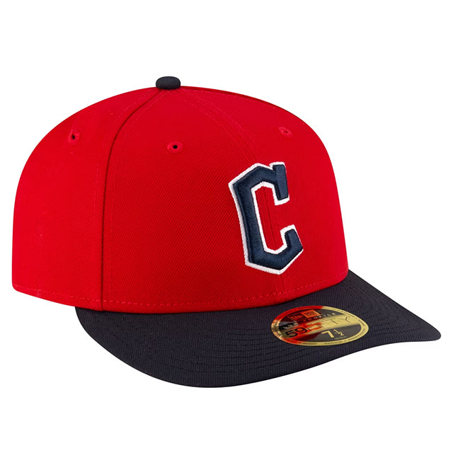 ニューエラ キャップ LP59FIFTY クリーブランド ガーディアンズ MLB ON-FIELD AUTHENTIC HOME2 LOW PROFILE FITTED CAP RED NAVY