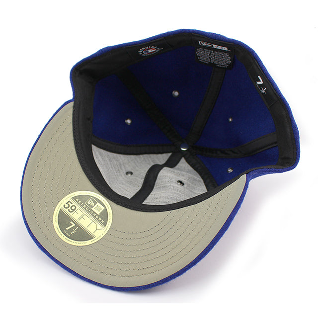 ニューエラ キャップ RC59FIFTY テキサス レンジャーズ MLB MELTON WOOL FITTED CAP ROYAL BLUE
