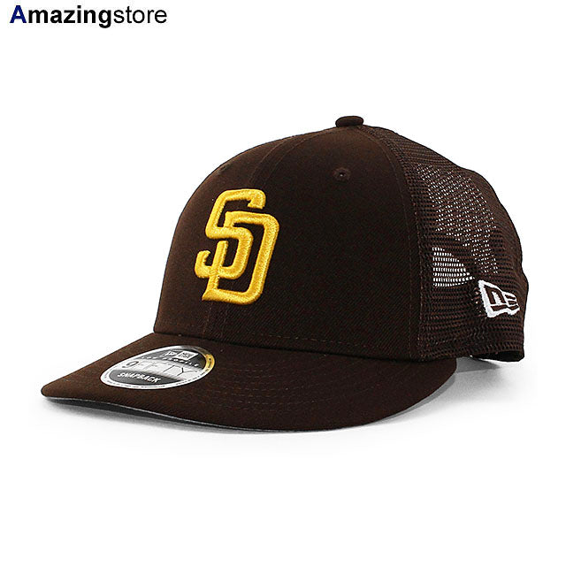 ニューエラ メッシュキャップ LP9FIFTY サンディエゴ パドレス MLB TRUCKER MESH CAP BROWN