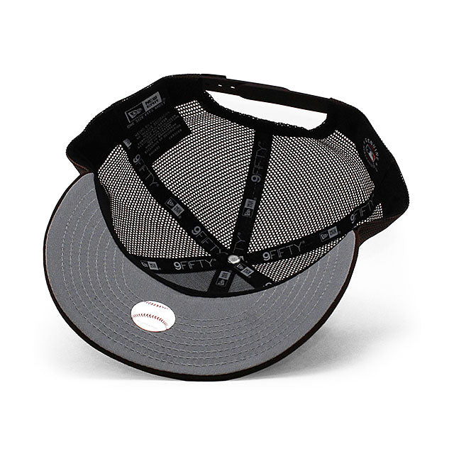 ニューエラ メッシュキャップ LP9FIFTY サンディエゴ パドレス MLB TRUCKER MESH CAP BROWN