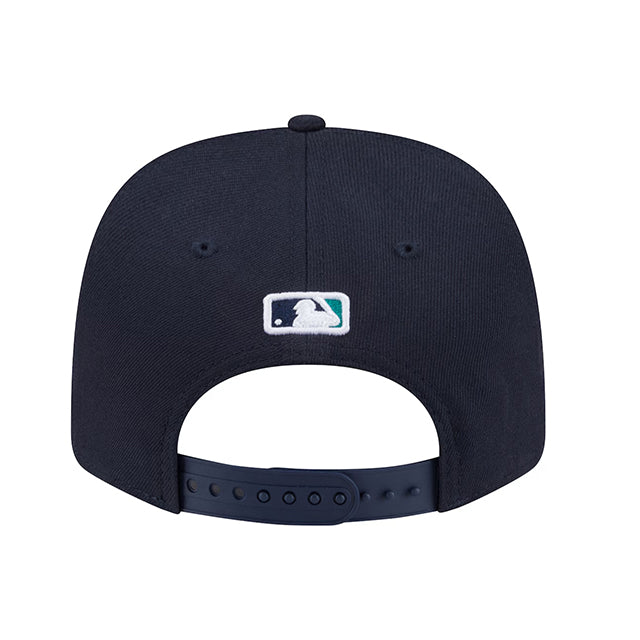 ランディ ジョンソン永久欠番記念モデル ニューエラ キャップ 9SEVENTY シアトル マリナーズ MLB NUMBER RETIREMENT SIDE PATCH SNAPBACK CAP NAVY