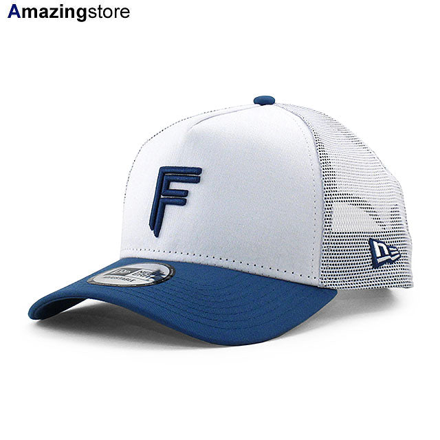 ニューエラ メッシュキャップ 9FORTY 北海道日本ハム ファイターズ NPB A-FRAME TRUCKER MESH CAP WHITE