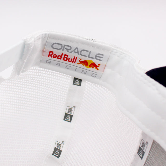 ニューエラ メッシュキャップ オラクル レッドブル レーシング SEASONAL E-FRAME TRUCKER MESH CAP CREAM-NAVY