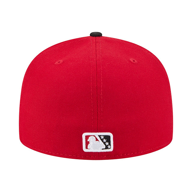 ニューエラ キャップ 59FIFTY バーミングハム バロンズ MiLB ON-FIELD ALTERNATE AUTHENTIC FITTED CAP RED-BLACK