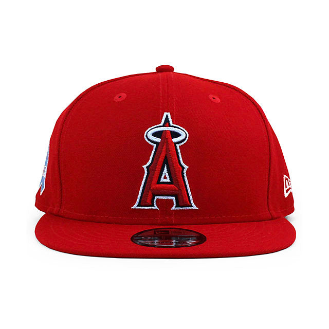 父の日モデル ニューエラ キャップ 9FIFTY ロサンゼルス エンゼルス MLB 2021 FATHERS DAY SNAPBACK CAP RED