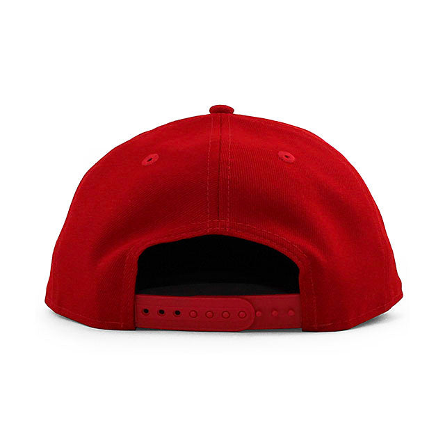 父の日モデル ニューエラ キャップ 9FIFTY ロサンゼルス エンゼルス MLB 2021 FATHERS DAY SNAPBACK CAP RED
