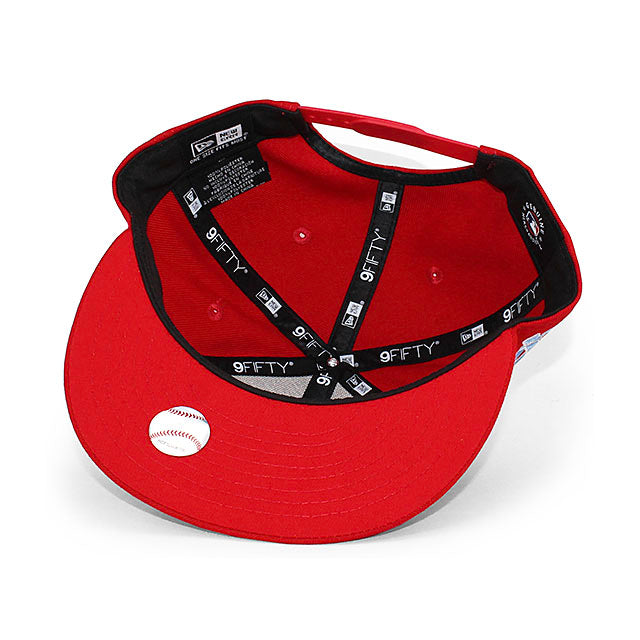 父の日モデル ニューエラ キャップ 9FIFTY ロサンゼルス エンゼルス MLB 2021 FATHERS DAY SNAPBACK CAP RED