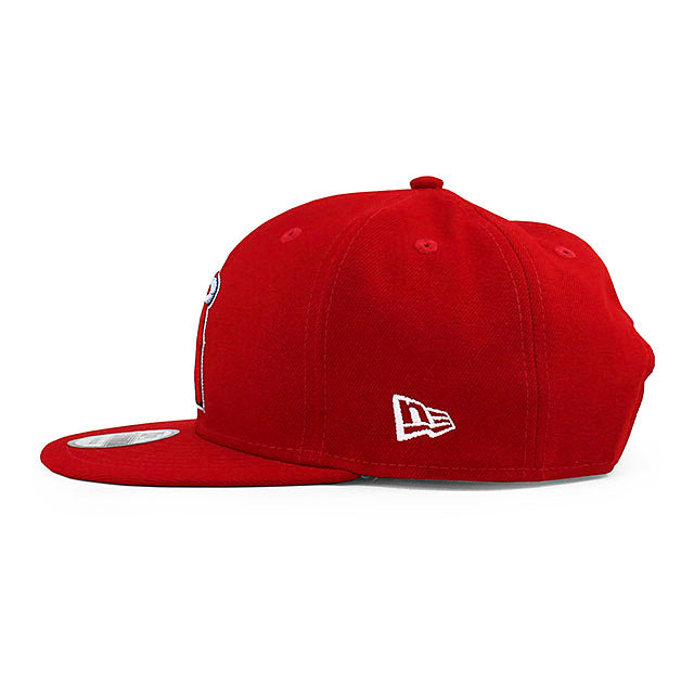 父の日モデル ニューエラ キャップ 9FIFTY ロサンゼルス エンゼルス MLB 2021 FATHERS DAY SNAPBACK CAP RED