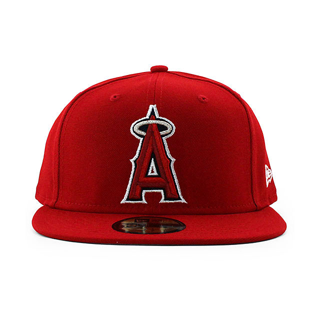ニューエラ キャップ 59FIFTY ロサンゼルス エンゼルス MLB AC OTC FITTED CAP RED NEW ERA LOS ANGELES ANGELS