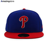 ニューエラ キャップ 59FIFTY フィラデルフィア フィリーズ MLB ON-FIELD AUTHENTIC ALTERNATE FITTED CAP BLUE RED NEW ERA PHILADELPHIA PHILLIES 13554983