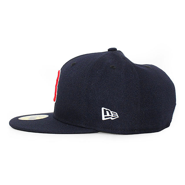 ニューエラ キャップ 59FIFTY ボストン レッドソックス MLB ON-FIELD AUTHENTIC GAME FITTED CAP NAVY