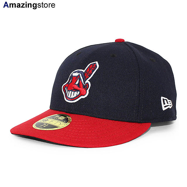 ニューエラ キャップ 59FIFTY クリーブランド インディアンス MLB ON-FIELD HOME LOW PROFILE FITTED CAP LP NAVY